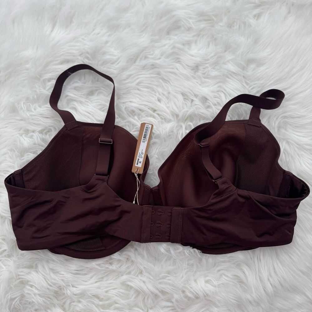 Skims Weightless Demi Bra Cocoa Size 46DD - Picture 5 of 8